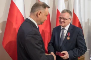 Wójt odznaczony Złotym Krzyżem Zasługi