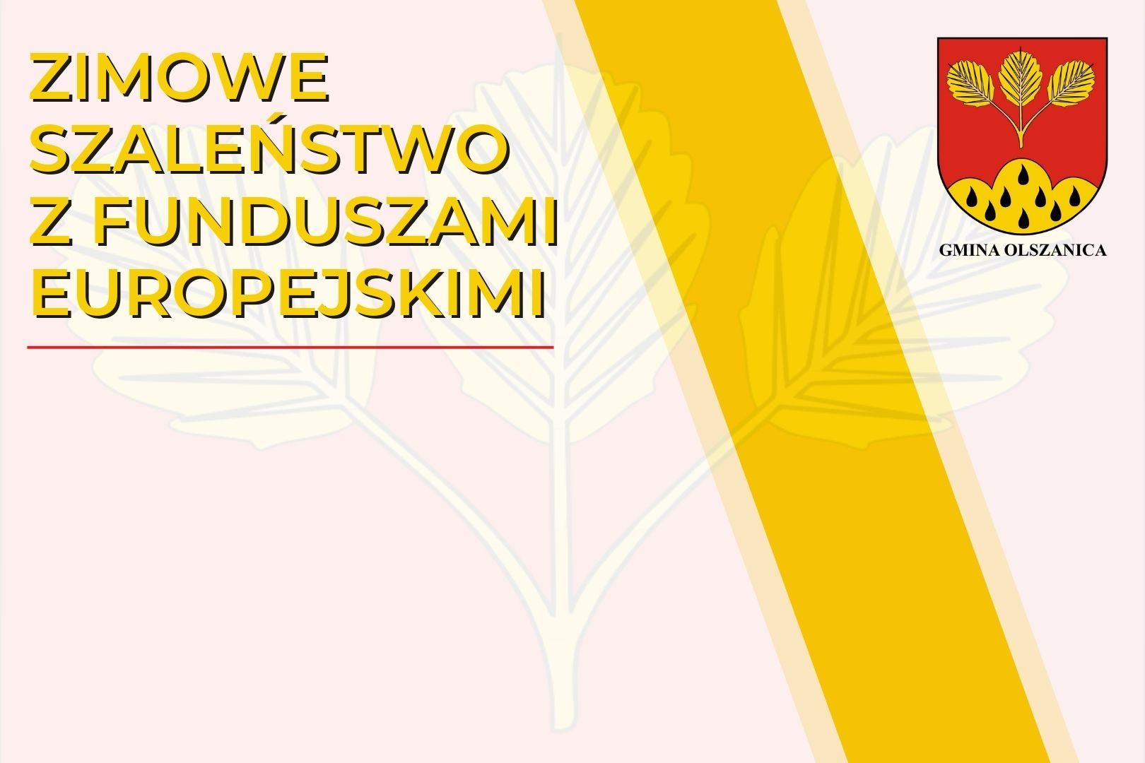 Zaproszenie na Zimowe Szaleństwo z Funduszami Europejskimi