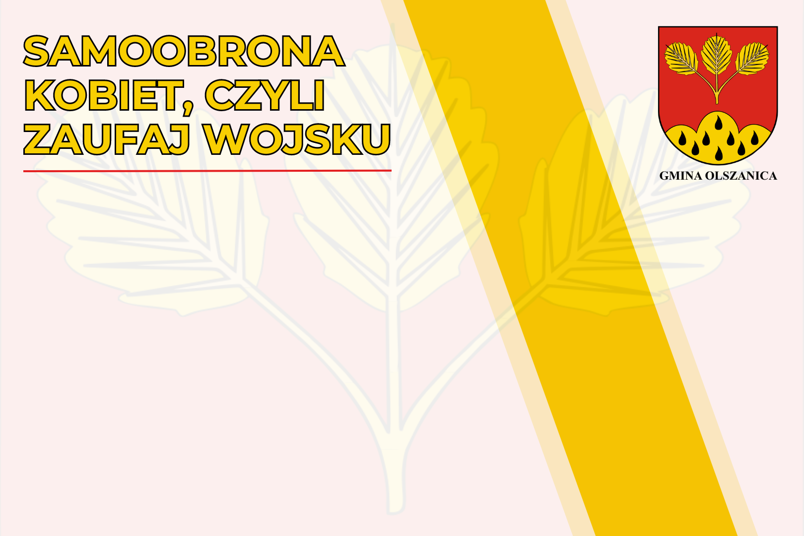 „Samoobrona kobiet – zaufaj wojsku” – ruszają zapisy na bezpłatne treningi