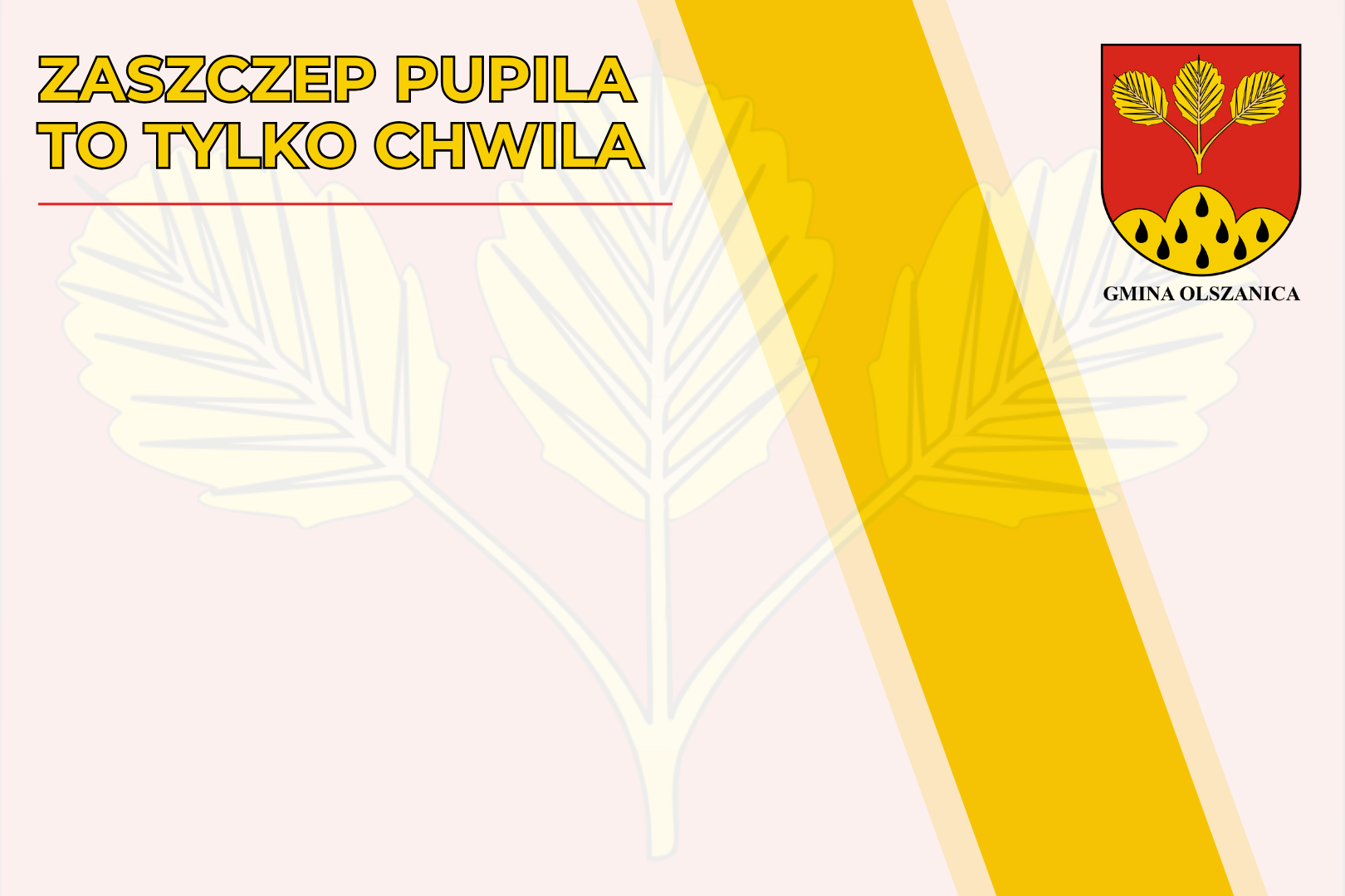 Zaszczep pupila – to tylko chwila!