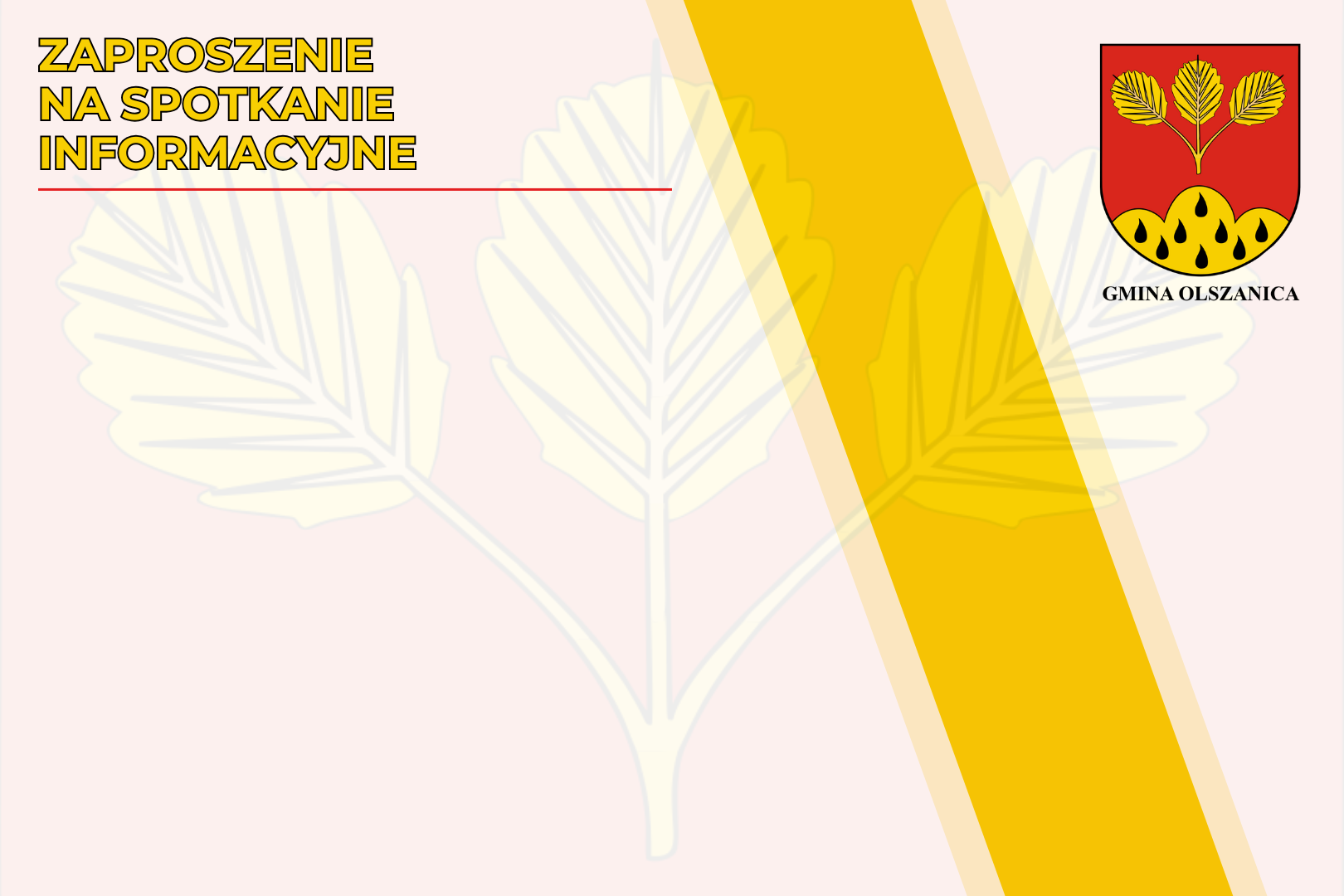 Zaproszenie na spotkanie informacyjne ws. Funduszy Europejskich dla przedsiębiorców