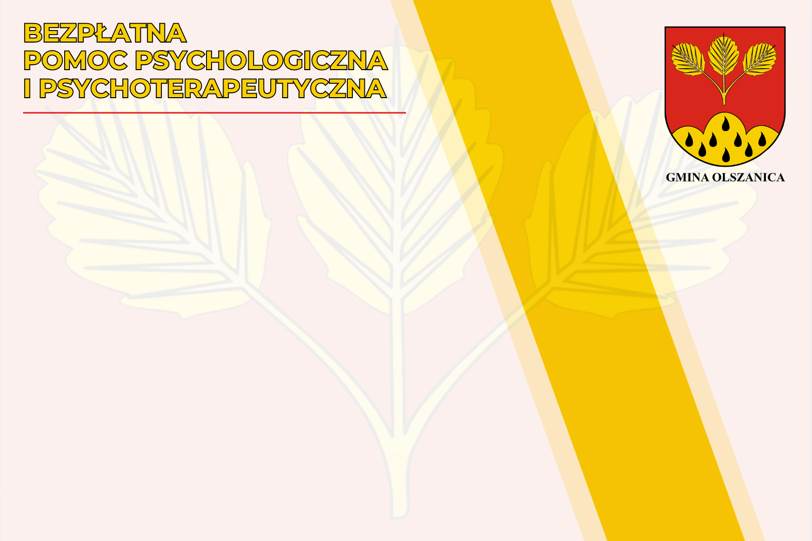 Bezpłatna, specjalistyczna pomoc psychologiczna i psychoterapeutyczna dla dzieci i młodzieży