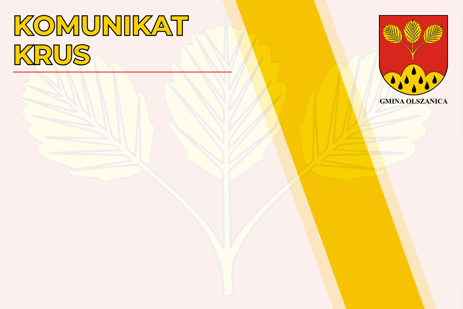 Komunikat KRUS