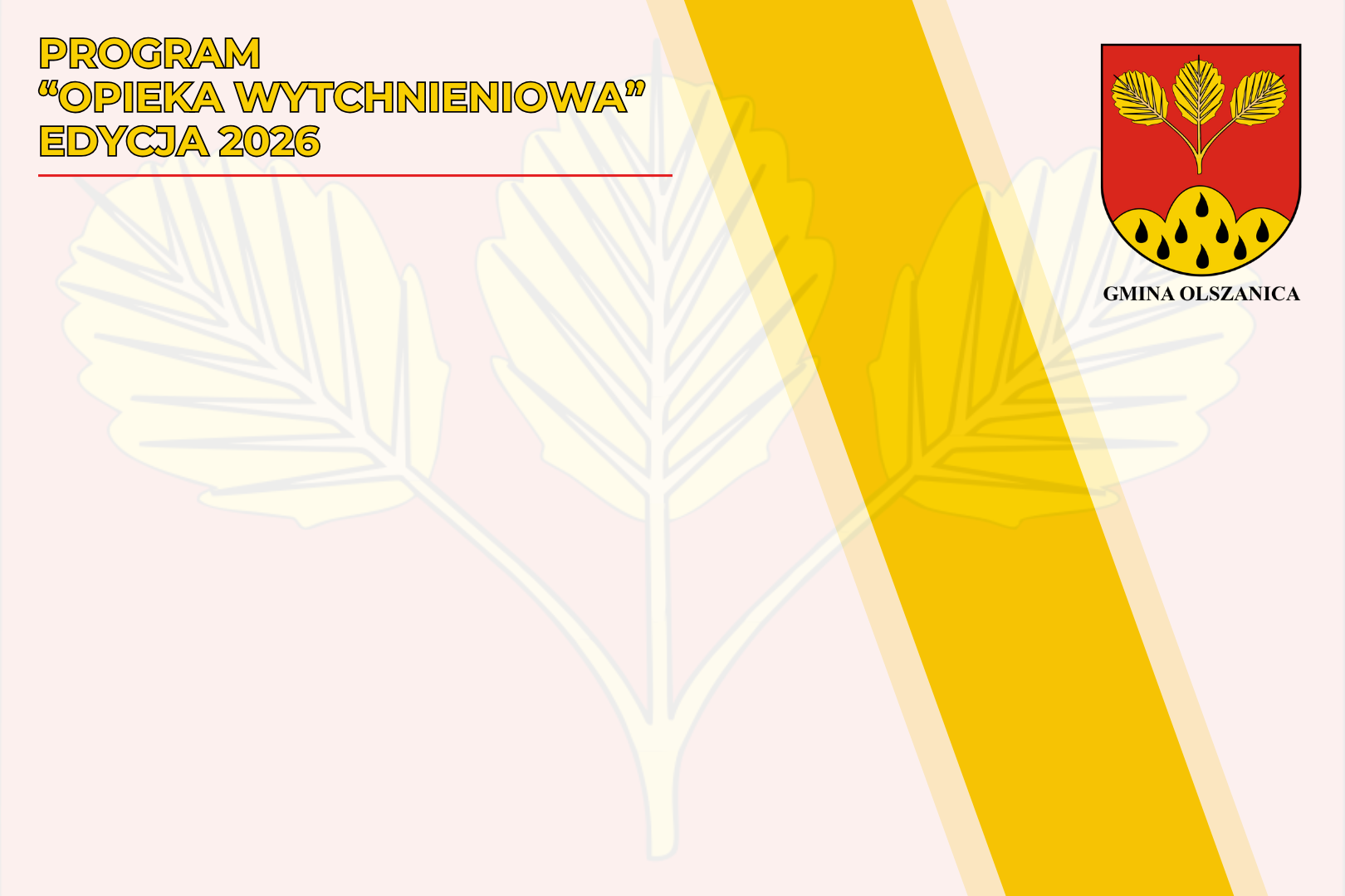 Program „Opieka wytchnieniowa” – edycja 2026
